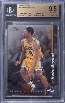 1998-99 Topps Finest #175 Kobe Bryant - BGS GEM MINT 9.5